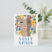 スペインヴィンテージ旅行を訪れる ポストカード (スタンド正面)