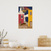 スペインヴィンテージ旅行ポスター ポスター (キッチン)