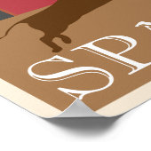 スペインヴィンテージ旅行ポスター ポスター (角)