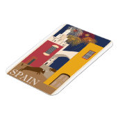 スペインヴィンテージ旅行ポスター マグネット (左側)