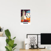 スペインヴィンテージ旅行 ポスター (ホームオフィス)