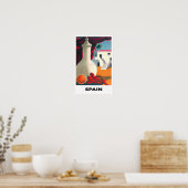 スペインヴィンテージ旅行 ポスター (キッチン)