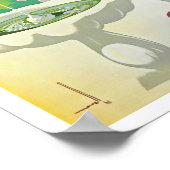 スペインヴィンテージ旅行 ポスター (角)