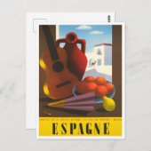 スペインヴィンテージ旅行 ポストカード (正面/裏面)