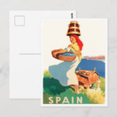 スペインヴィンテージ旅行 ポストカード (正面/裏面)