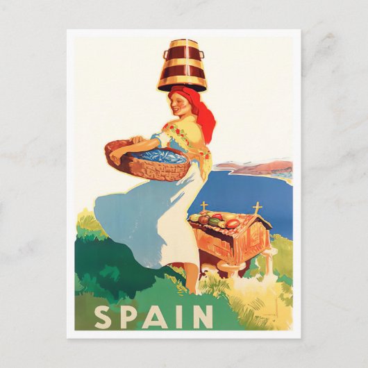 スペインヴィンテージ旅行 ポストカード (正面)