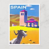 スペインヴィンテージ旅行 ポストカード (正面)