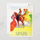 スペインヴィンテージ旅行 ポストカード (正面/裏面)
