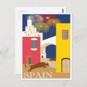 スペインヴィンテージ旅行 ポストカード (正面/裏面)