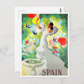 スペインヴィンテージ旅行 ポストカード (正面/裏面)