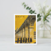 スペインヴィンテージ有名な旅行プレイス ポストカード (スタンド正面)