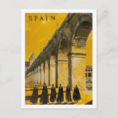 スペインヴィンテージ有名な旅行プレイス ポストカード (正面)