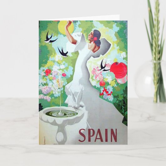 スペインヴィンテージ画像 カード (正面)