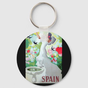 スペインヴィンテージ画像 キーホルダー