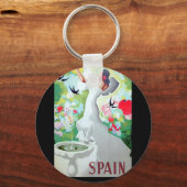 スペインヴィンテージ画像 キーホルダー (正面)