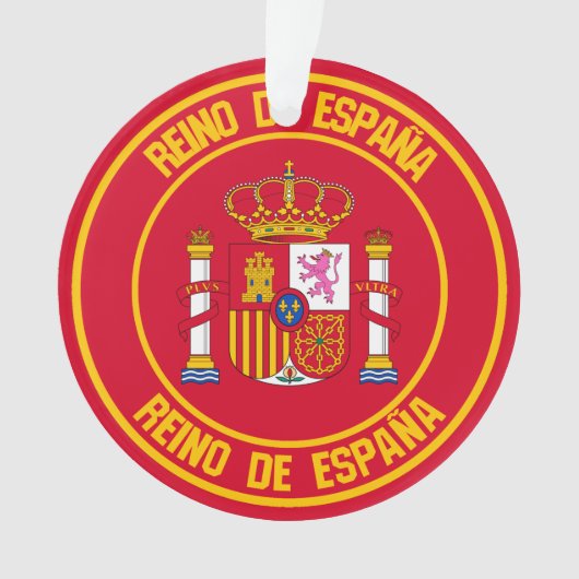 スペイン丸エンブレム オーナメント (正面)