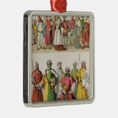 スペイン人およびMoorishの服 メタルオーナメント (右)