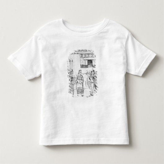 スペイン人のために解釈するマリーナ トドラーTシャツ (正面)