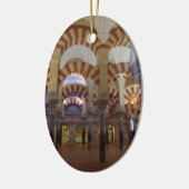 スペイン人のオーナメント- Cordovaメスキータかカテドラル セラミックオーナメント (左)