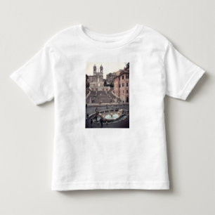 スペイン人のステップまたはScalinataの眺め トドラーTシャツ