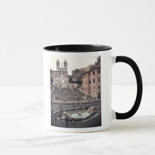 スペイン人のステップまたはScalinataの眺め マグカップ (右)