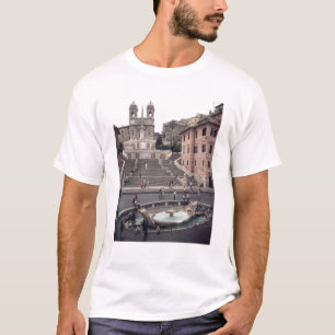 スペイン人のステップまたはScalinataの眺め Tシャツ