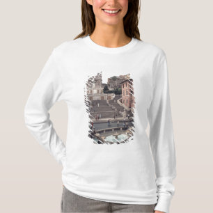 スペイン人のステップまたはScalinataの眺め Tシャツ