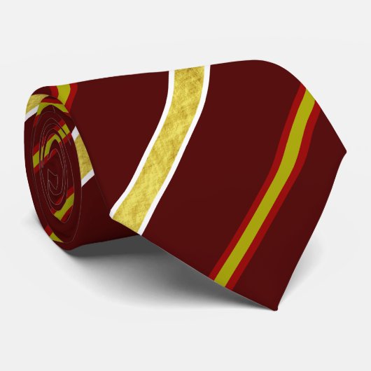 スペイン人のストライプな旗 ネクタイ (ロール)