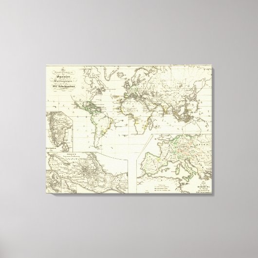 スペイン人の所有物 キャンバスプリント (正面)