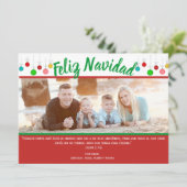スペイン人のCristiano Feliz Navidad Fotoカード シーズンカード (スタンド正面)