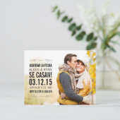 スペイン人のVendimiaのeleganteのsalva (ahorra)のlaのtarjeta インビテーションポストカード (スタンド正面)