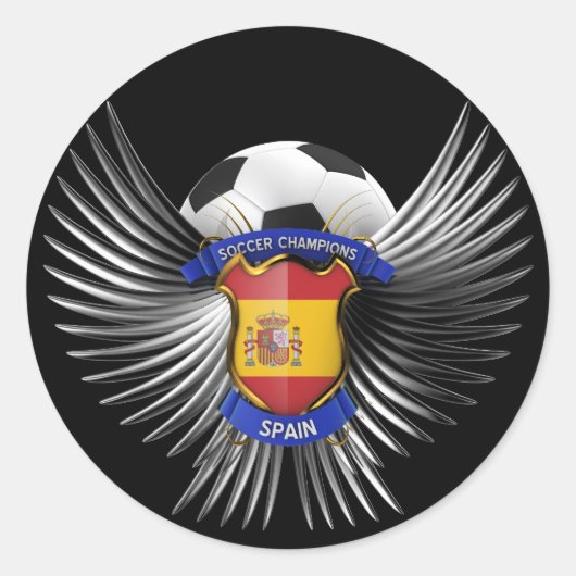 スペイン代表 ラウンドシール (正面)