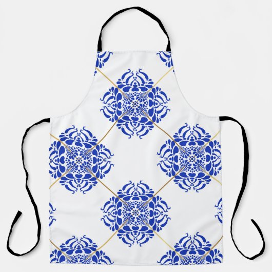 スペイン伝統的のシームレスなパターン。セラスペインのミ エプロン (正面)