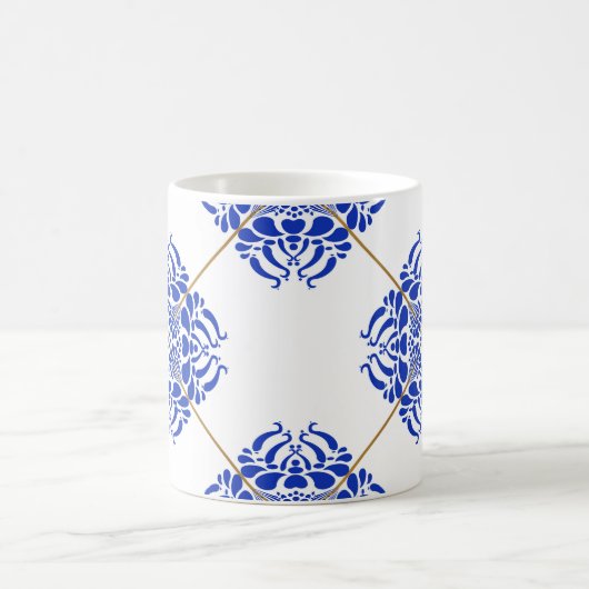 スペイン伝統的のシームレスなパターン。セラスペインのミ コーヒーマグカップ (中央)