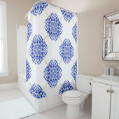 スペイン伝統的のシームレスなパターン。セラスペインのミ シャワーカーテン (インサイチュ)