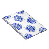 スペイン伝統的のシームレスなパターン。セラスペインのミ ノートブック (右側)