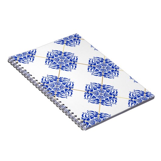 スペイン伝統的のシームレスなパターン。セラスペインのミ ノートブック (右側)