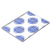 スペイン伝統的のシームレスなパターン。セラスペインのミ ノートブック (左側)