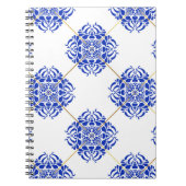 スペイン伝統的のシームレスなパターン。セラスペインのミ ノートブック (正面)
