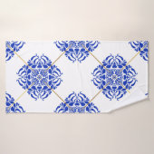 スペイン伝統的のシームレスなパターン。セラスペインのミ バスタオル (バスタオル)