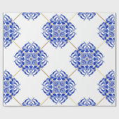 スペイン伝統的のシームレスなパターン。セラスペインのミ ラッピングペーパー (フラット)