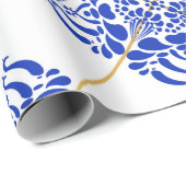 スペイン伝統的のシームレスなパターン。セラスペインのミ ラッピングペーパー (ロールコーナー)