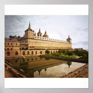 スペイン修道院 ポスター