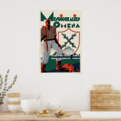 スペイン内戦のポスター バスク地方の日 祖国記念日 ポスター (キッチン)
