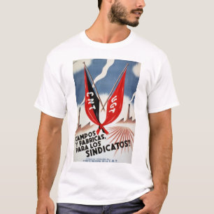 スペイン内戦のワイシャツ Tシャツ