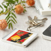 スペイン内戦の無政府主義者/Facismのまれなポスター キーホルダー (側面)