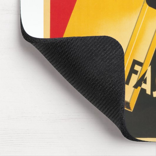 スペイン内戦の無政府主義者/Facismのまれなポスター マウスパッド (コーナー)