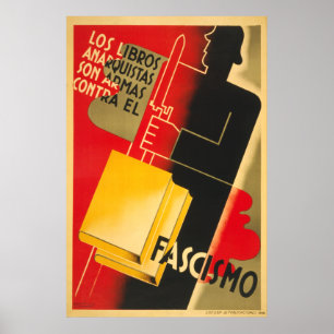 スペイン内戦の無政府主義者/Facismポスター ポスター