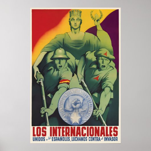 スペイン内戦ポスター 国際旅団 ポスター (正面)