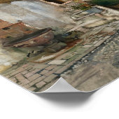 スペイン南部からのファームインテリア | ヒューゴー・バーガー ポスター (角)